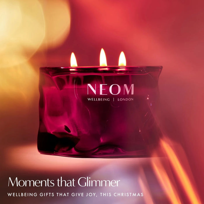 NEOM Wellbeing Christmas Wish 3 Wick Candle 420g