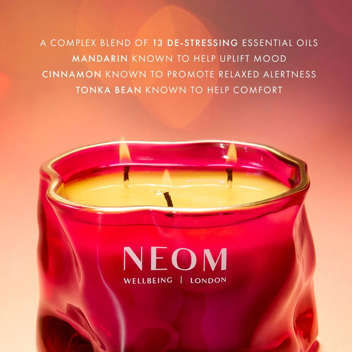 NEOM Wellbeing Christmas Wish 3 Wick Candle 420g