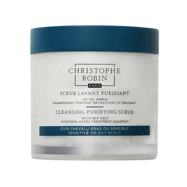 Christophe Robin Cleansing Purifying Scrub with Sea Salt Sensitive Oily Hair