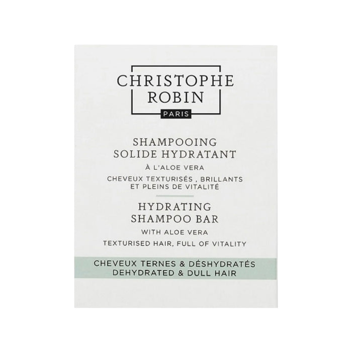 Christophe Robin Hydrating Shampoo Bar with Aloe Vera Dull Dehydrated Hair.