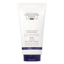 Christophe Robin Night Recovery Cream with White Lotus Flower.