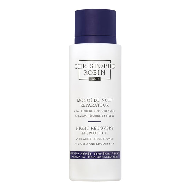 Christophe Robin Night Recovery Monoi Oil with White Lotus Flower.