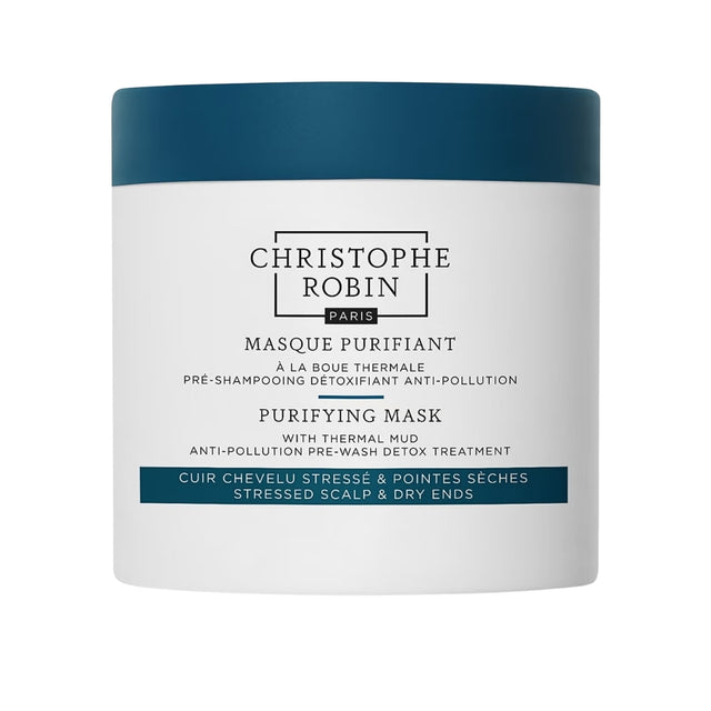 Christophe Robin Purifying Mask with Thermal Mud Stressed Scalp & Dry Ends