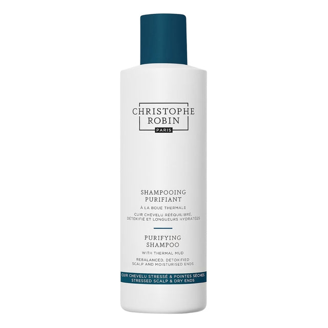 Christophe Robin Purifying Shampoo with Thermal Mud for Stressed Scalp & Dry Ends