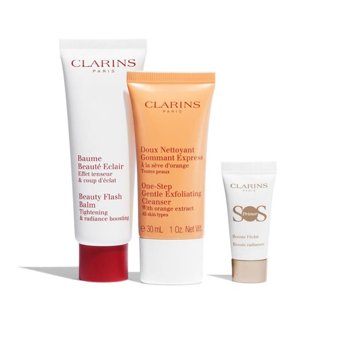 Clarins Beauty Flash Balm Gift Set.