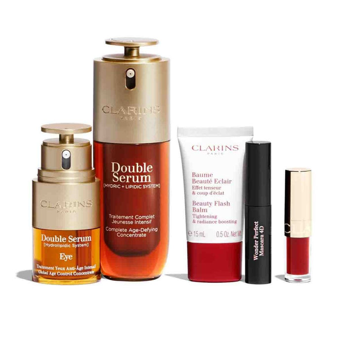 Clarins Double Serum 30ml & Double Serum Eye Gift Set.