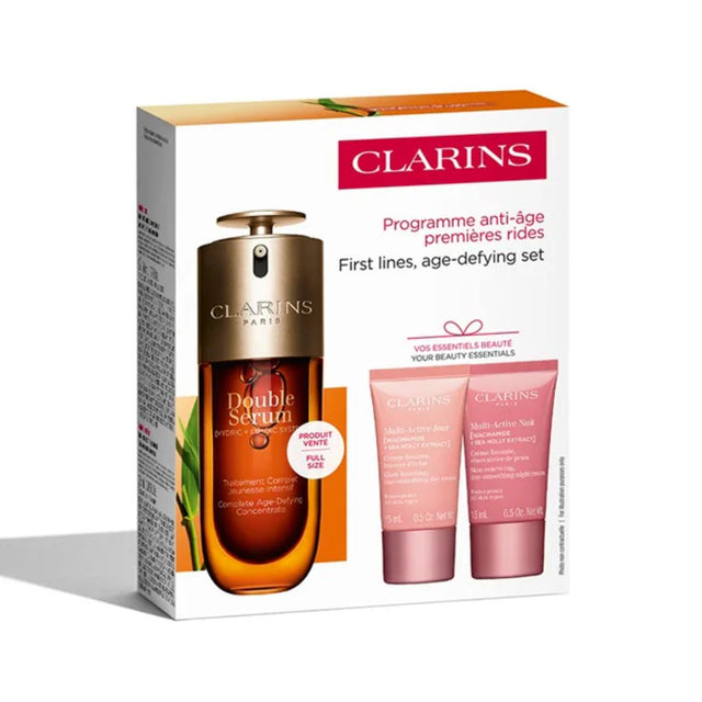Clarins Double Serum & Multi-Active Value Pack.