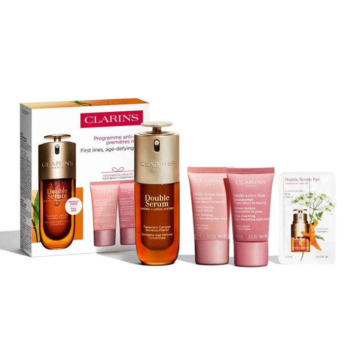 Clarins Double Serum & Multi-Active Value Pack.