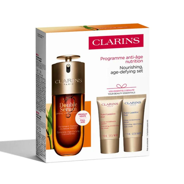 Clarins Double Serum & Nutri-Lumiere Value Pack