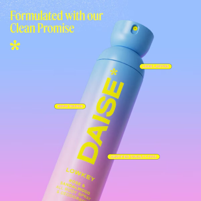 DAISE Lowkey All Body Spray & Deodorant 120ml