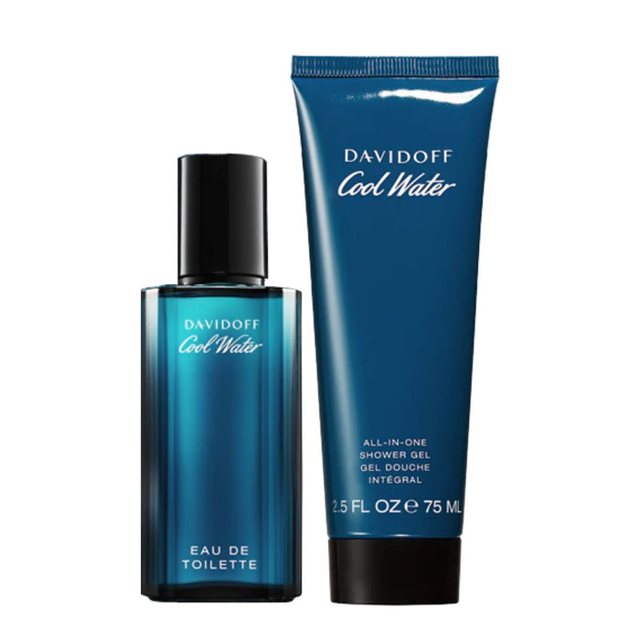 Davidoff Cool Water Man Eau De Toilette 40ml + Shower Gel 75ml