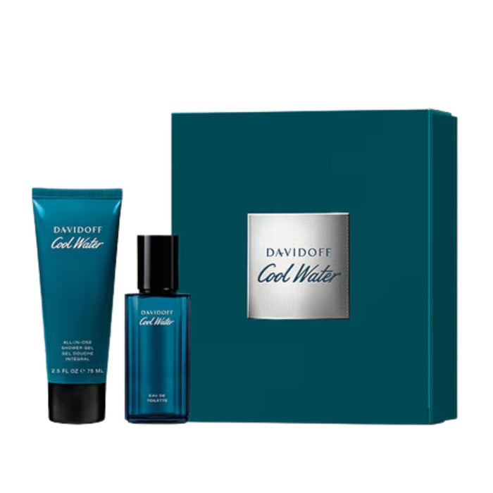 Davidoff Cool Water Man Eau De Toilette 40ml + Shower Gel 75ml