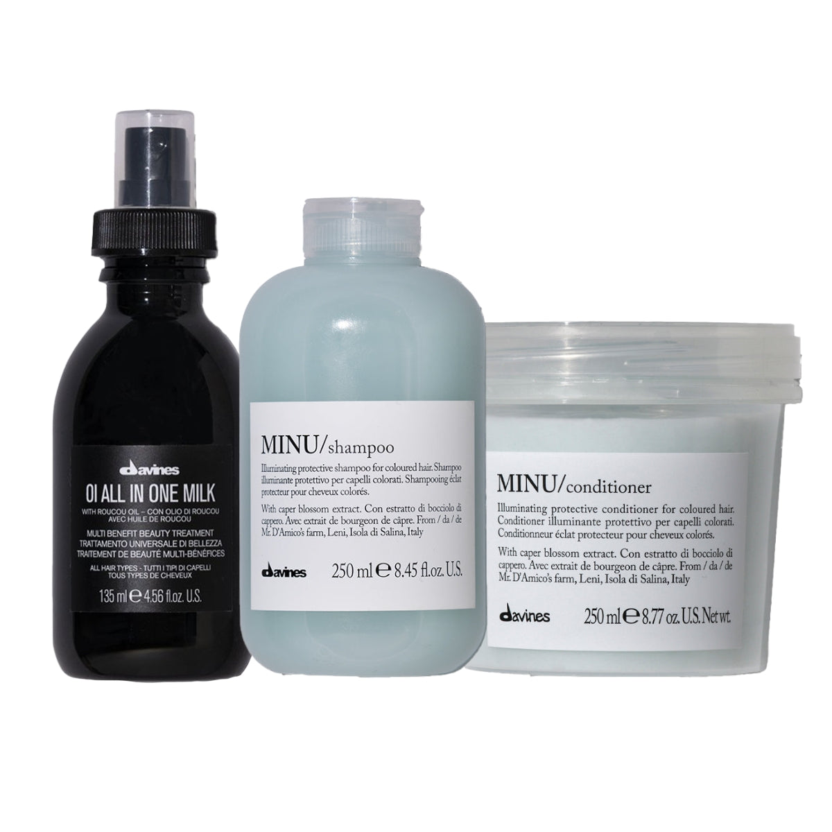 Davines Minu Value Bundle For Coloured Hair Gift Set