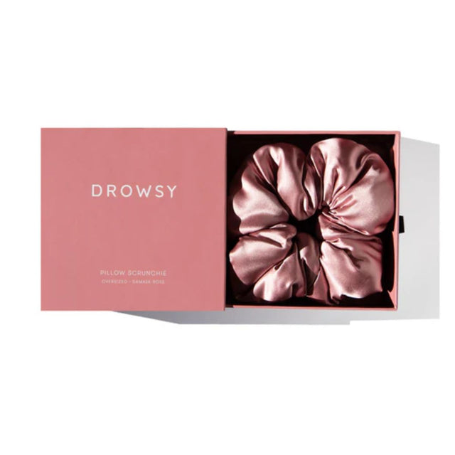 Drowsy Damask Rose Pillow Scrunchie