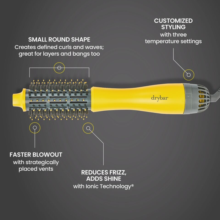 Drybar The Half Shot Small Round Blow-Dryer Brush – 3.8cm Barrel