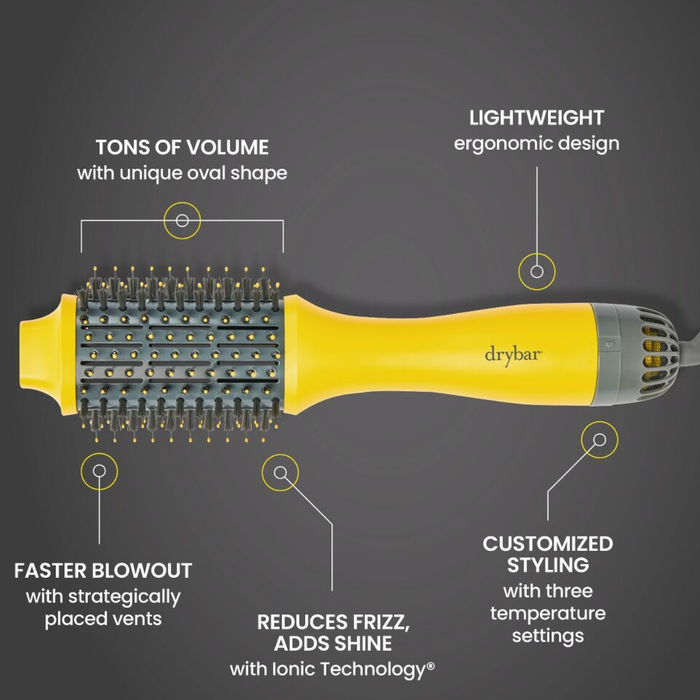 Drybar The Double Shot Oval Blow-Dryer Brush – 6.1cm Barrel