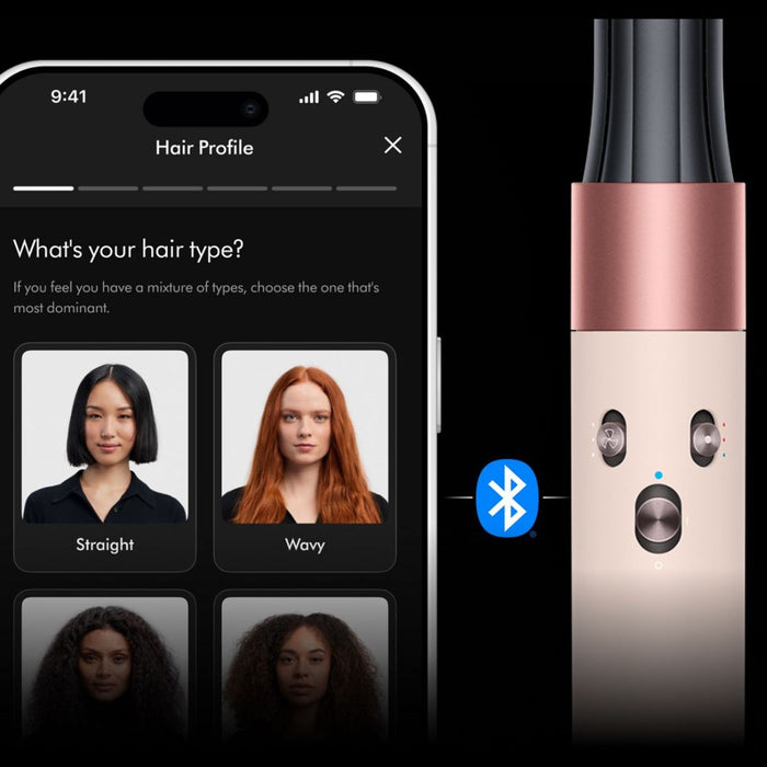 Dyson Airwrap I.D. for Curly Hair Multi-Styler & Dryer in Amber Silk & Pink Champagne