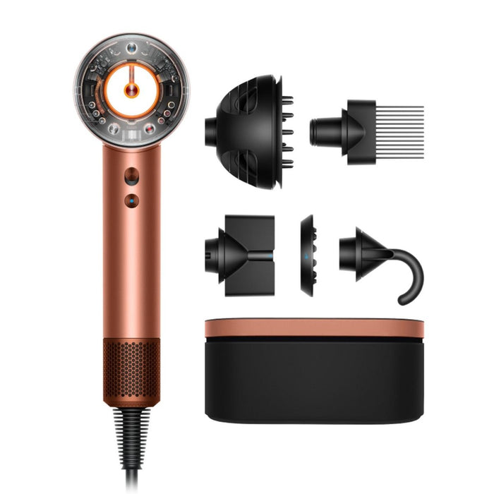 Dyson Supersonic Nural 0.1 Hair Dryer with Diffuser for Curly Hair in Amber Silk