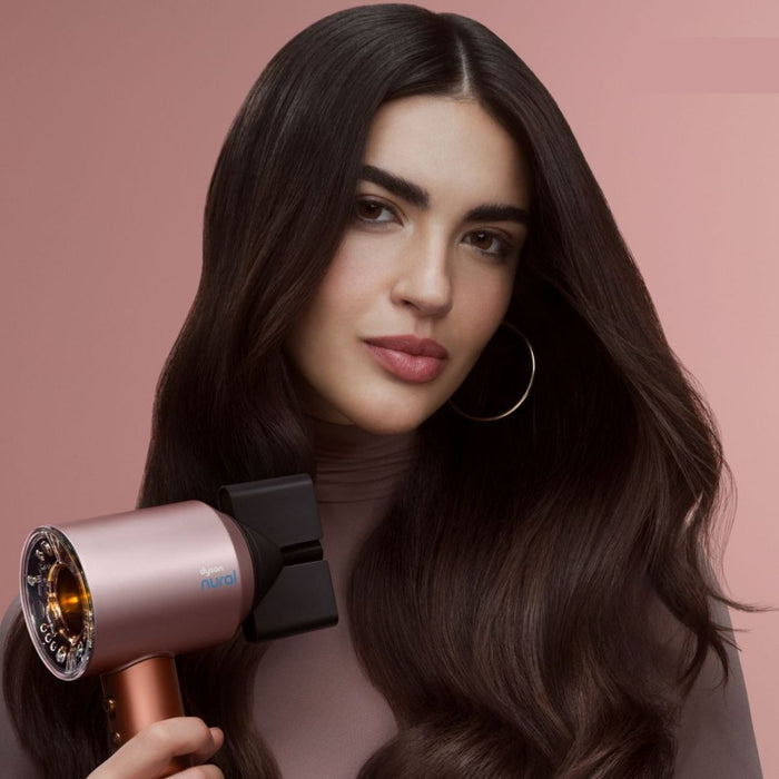 Dyson Supersonic Nural 0.1 Hair Dryer with Diffuser for Curly Hair in Amber Silk