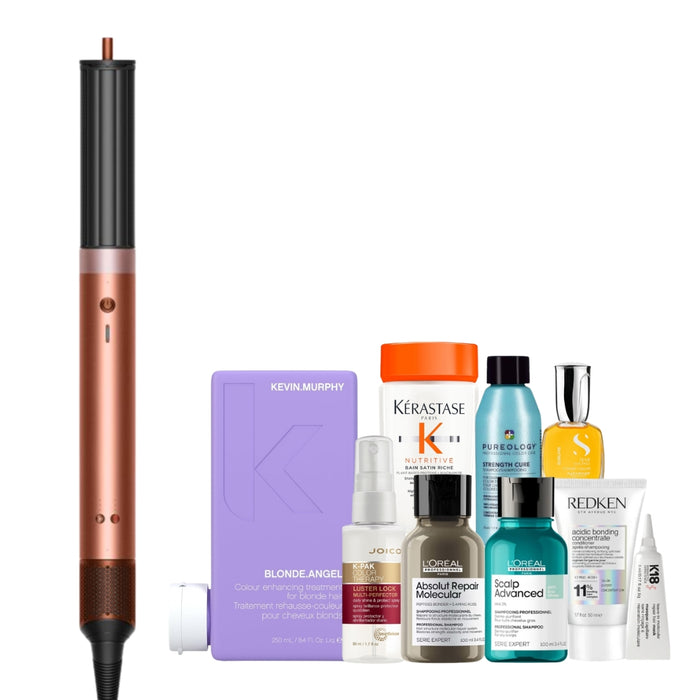 Dyson Coanda 2X Multi-Styler and Dryer for Curly Hair in Ceramic Amber Silk