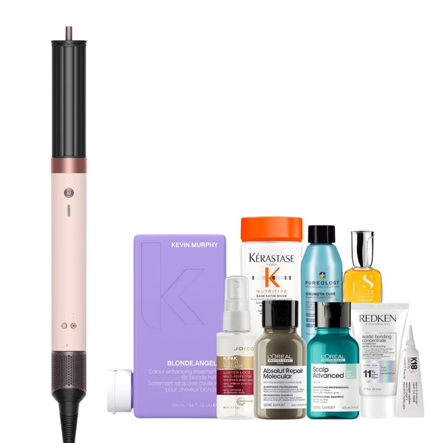 Dyson Coanda 2X  Multi-Styler and Dryer for Curly Hair with Diffuser in Ceramic Pink