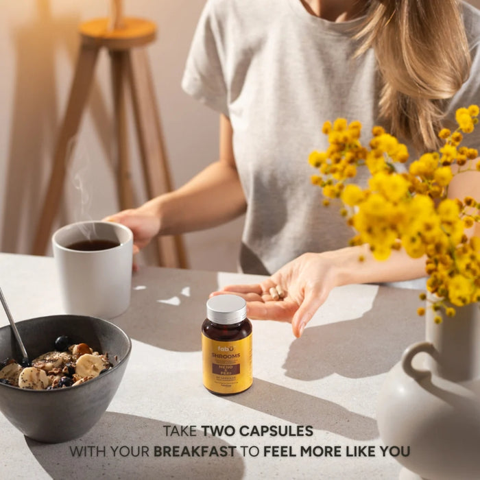 fabÜ Shrooms Meno & Peri 60 Capsules