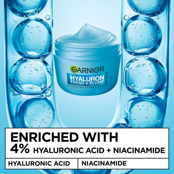 Garnier Skin Hyaluron Fresh & Plump Sorbet Cream 85ml