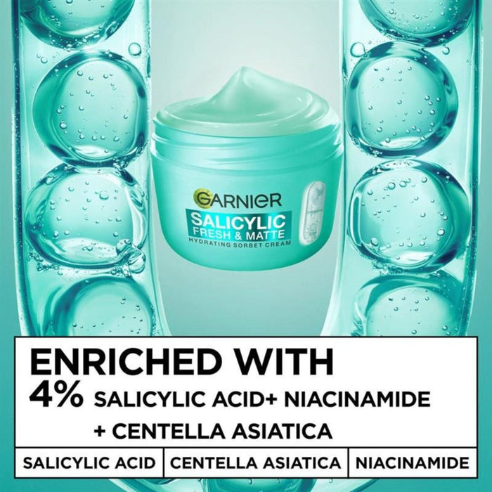 Garnier Skin Salicylic Fresh & Pure Sorbet Cream 85ml