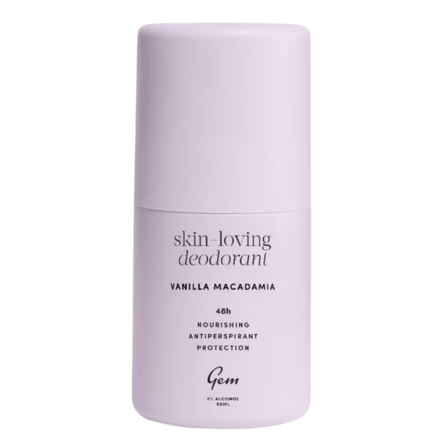 Gem Deodorant Roll-On Vanilla Macadamia 50ml