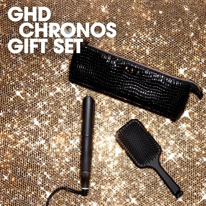 Ghd Chronos Styler Gift Set with Paddle Brush & Bag
