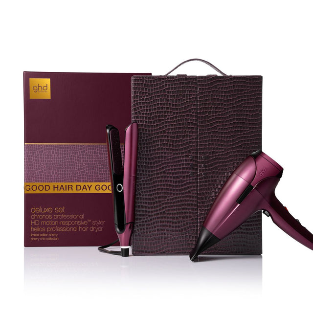 Ghd Chronos Styler & Helios Hairdryer in Cherry 