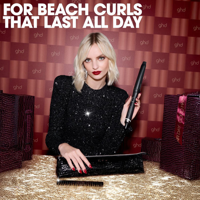 Ghd Conical Wand Gift Set with Detangling Comb & Bag