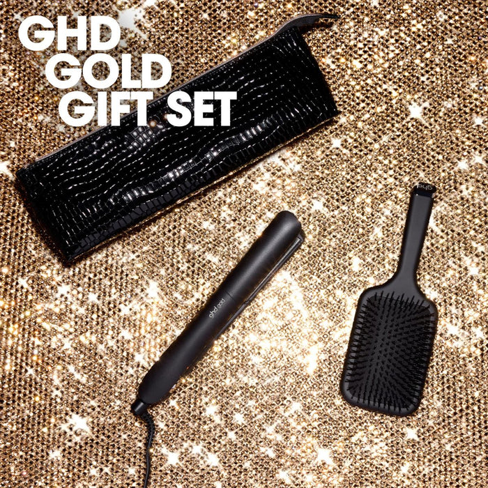 Ghd Gold Styler Gift Set Includes Detangling Comb & Styling Bag