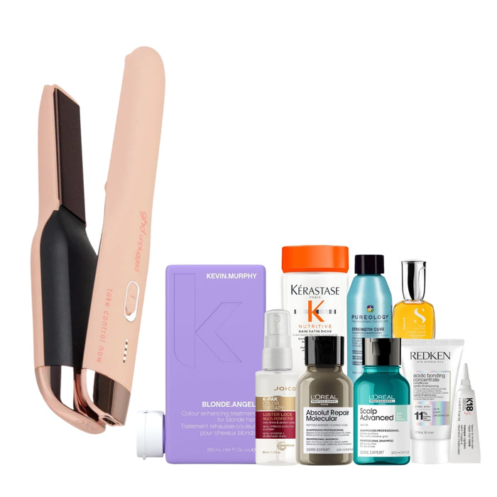 Ghd Unplugged® Limited Edition Cordless Hair Straightener - Pink Peach Charity Edition.