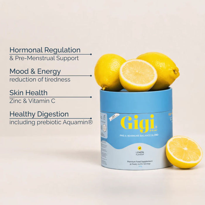 Gigi Supplements PMS & Hormone Balance Blend -Lemon 240gm