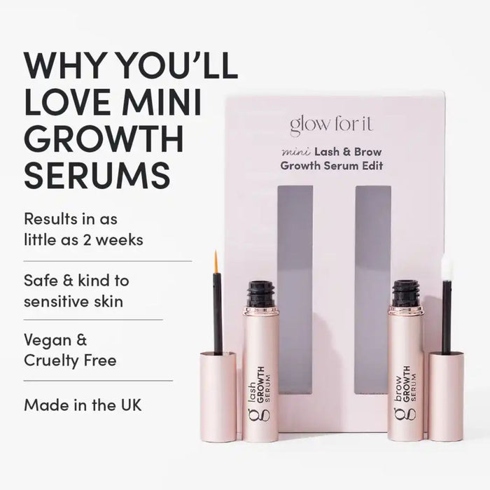 Glow For It Mini Lash & Brow Growth Serum Edit