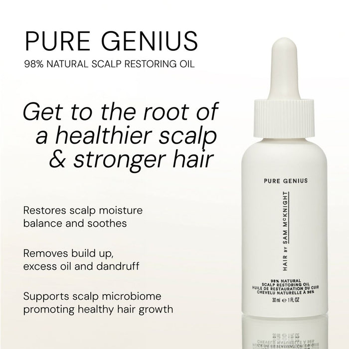 Hair By Sam McKnight Pure Genius 98% Natural Scalp Restoring Oil