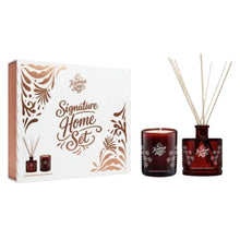 The Handmade Soap Company Signature Home Set with Lemongrass & Cedarwood Candle and Reed Diffuser