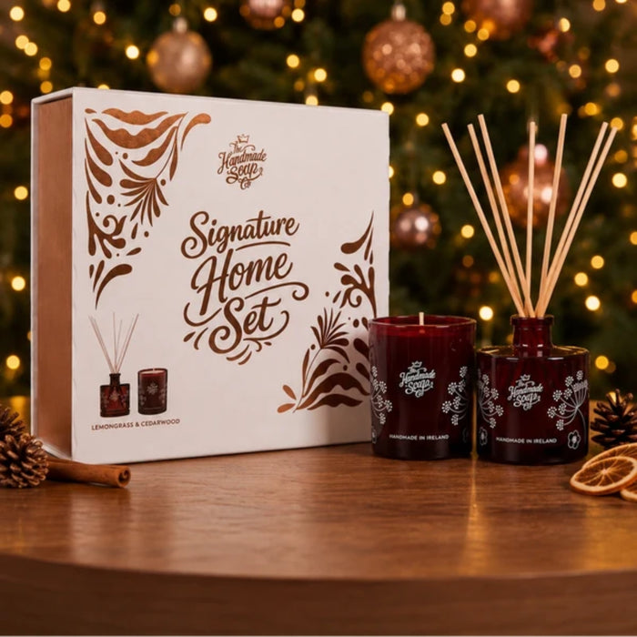The Handmade Soap Company Signature Home Set – Lemongrass & Cedarwood