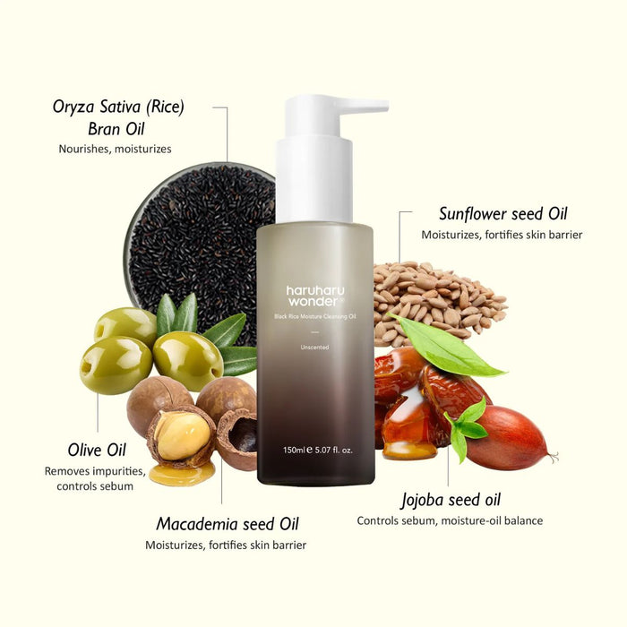 Haru Haru Wonder Black Rice Moisture Deep Cleansing Oil 150ml