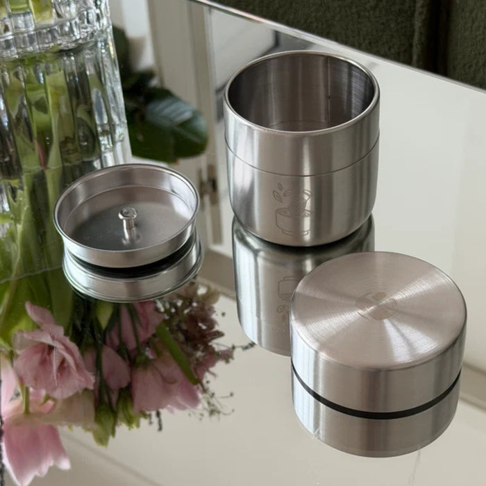 Health Bar Natsume Stainless Steel Tea Caddy