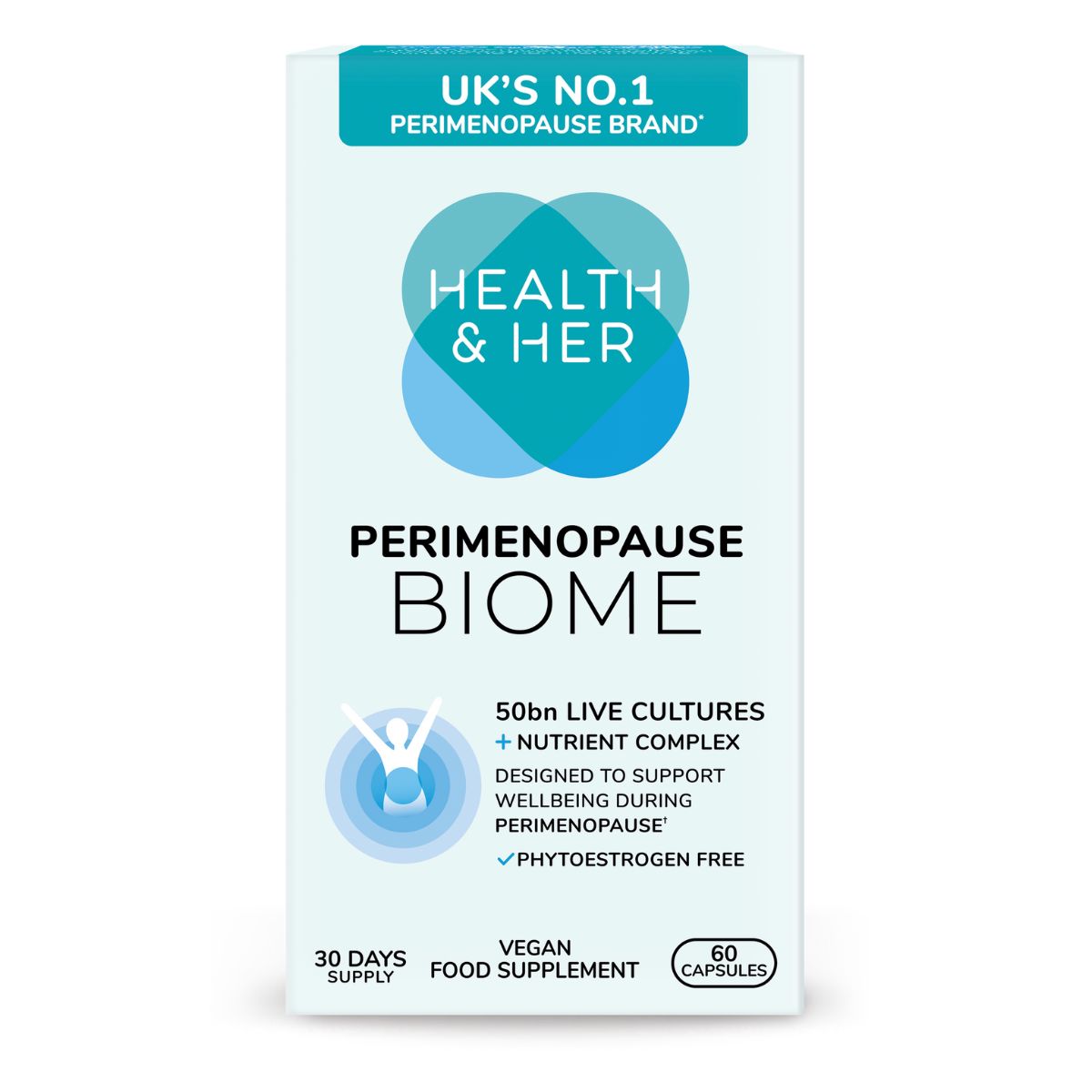 Health & Her Perimenopause Biome Multi-Nutrient Support Supplement