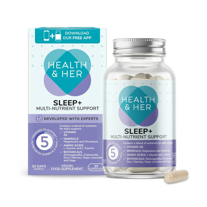 Health & Her Sleep+ Multi-Nutrient Supplement 30 capsules