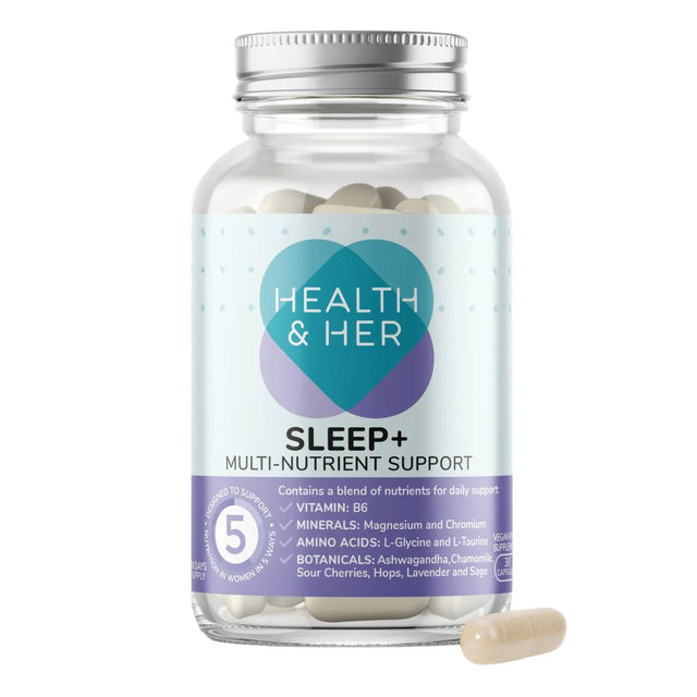 Health & Her Sleep+ Multi-Nutrient Supplement 30 capsules