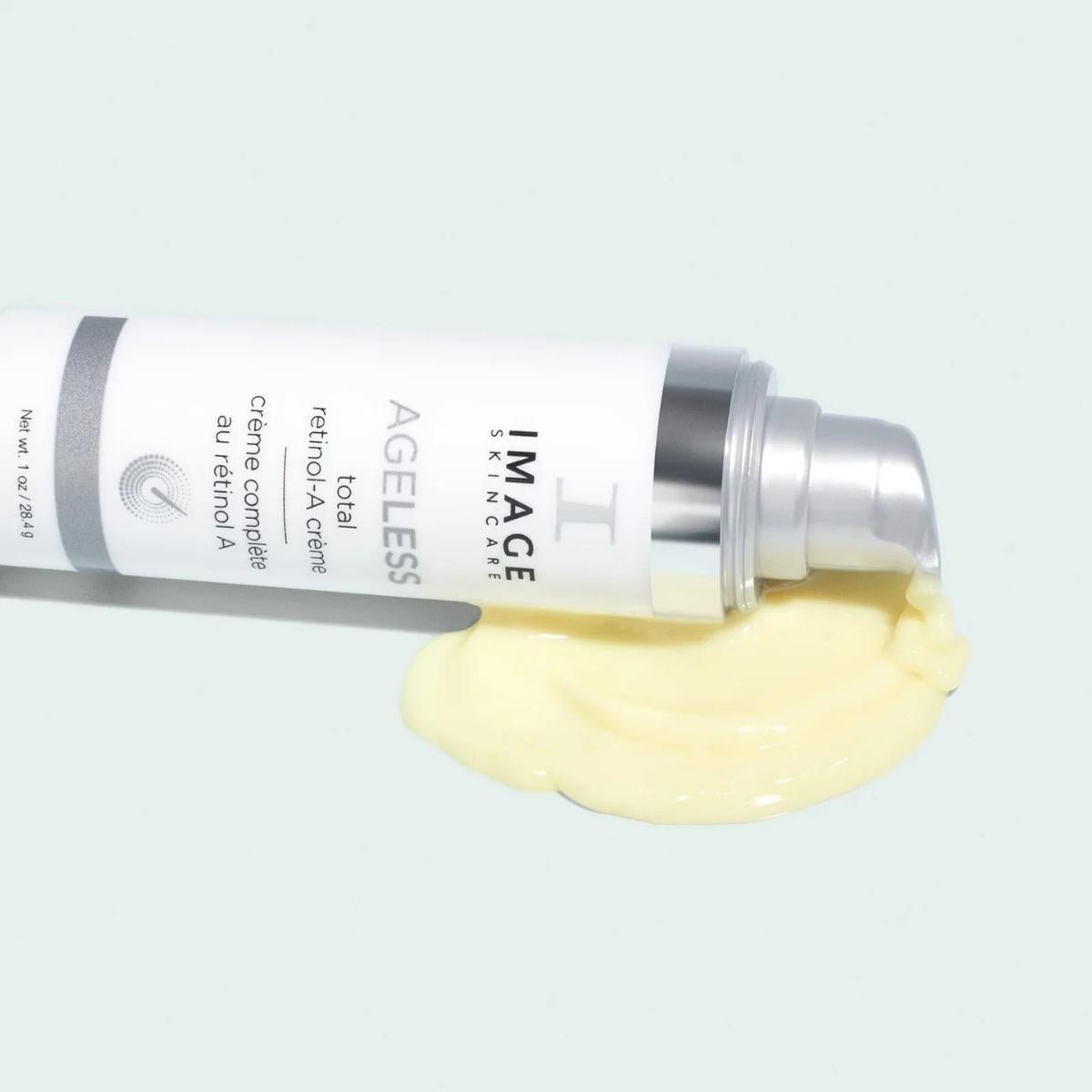 IMAGE Skincare Ageless Total Retinol A Creme texture and product 