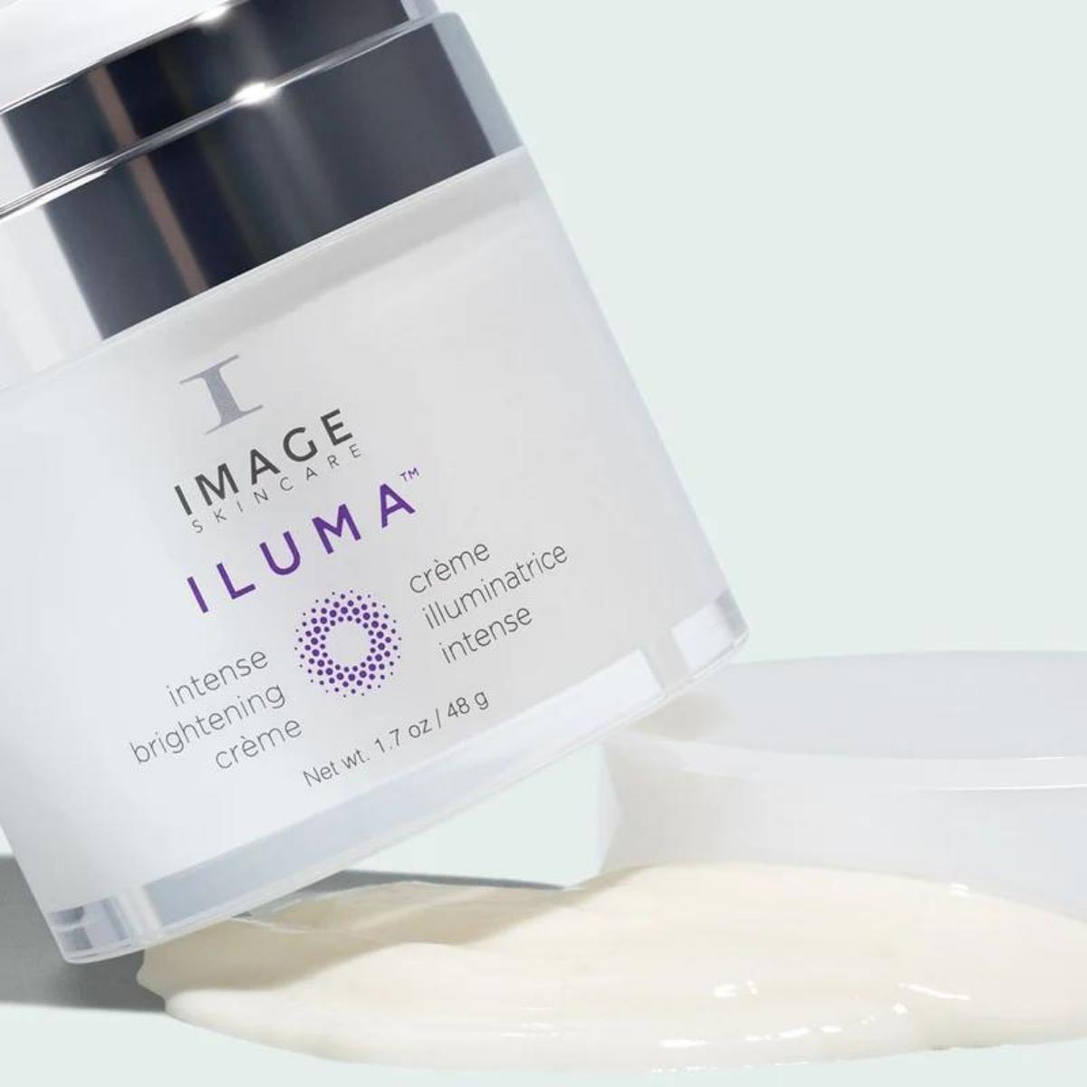 IMAGE Skincare Iluma Intense Brightening Creme texture and product 