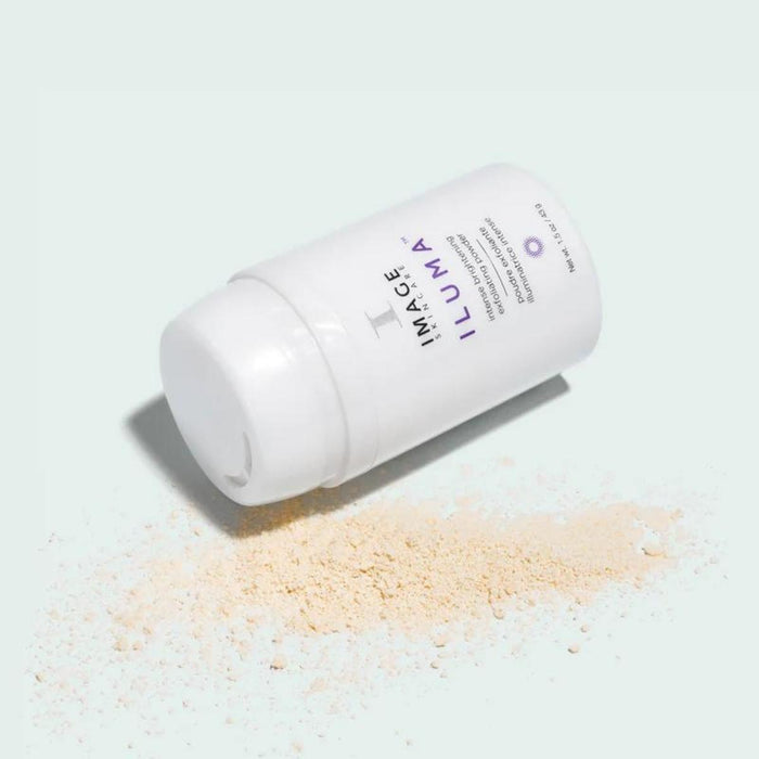 IMAGE Skincare Iluma Intense Brightening Exfoliating Powder texture and products 