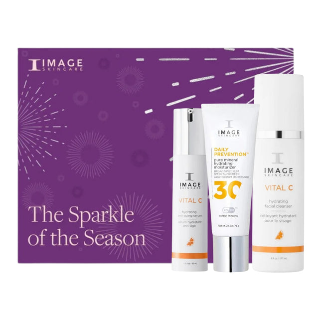 IMAGE Skincare Vital C Sparkle Of The Season Gift Set with Mineral Hydrating SPF 30