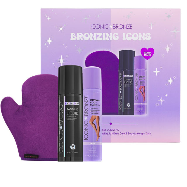 Iconic Bronze Christmas 3pc Set - Bronzing Icons Extra Dark