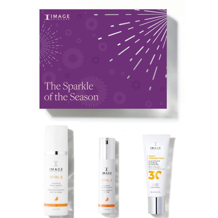 IMAGE Skincare Vital C Sparkle Of The Season Gift Set with Mineral Hydrating SPF 30